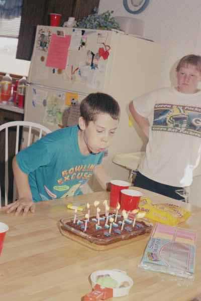 Dustin's birthday party