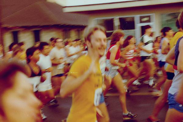 Running in my first race in Wahiawa, Hawaii 1982
